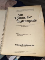 500 Hymns for Instruments: Book B (Trumpets/Cornets and Bass Clarinet)