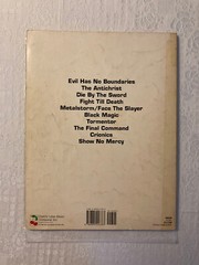 SLAYER Show No Mercy Tablature Book ©1991 Cherry Lane Music Company, Inc.