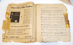 Sheet Music Only A Faded Rosebud By Chas L Johnson Words William R Clay
