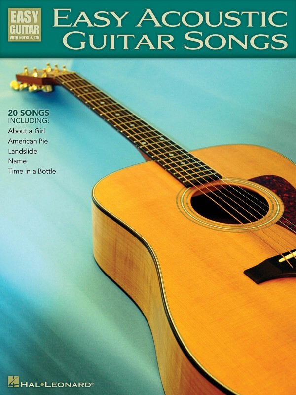Easy Acoustic Guitar Songs Sheet Music Easy Guitar Book with Tab NEW 000702257