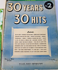 7 Vintage Piano Books + Bonus 1959 Hit Parader- Country, Pop, Jazz Standards