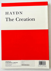 Haydn The Creation Vocal Score Music Book English & German Novello