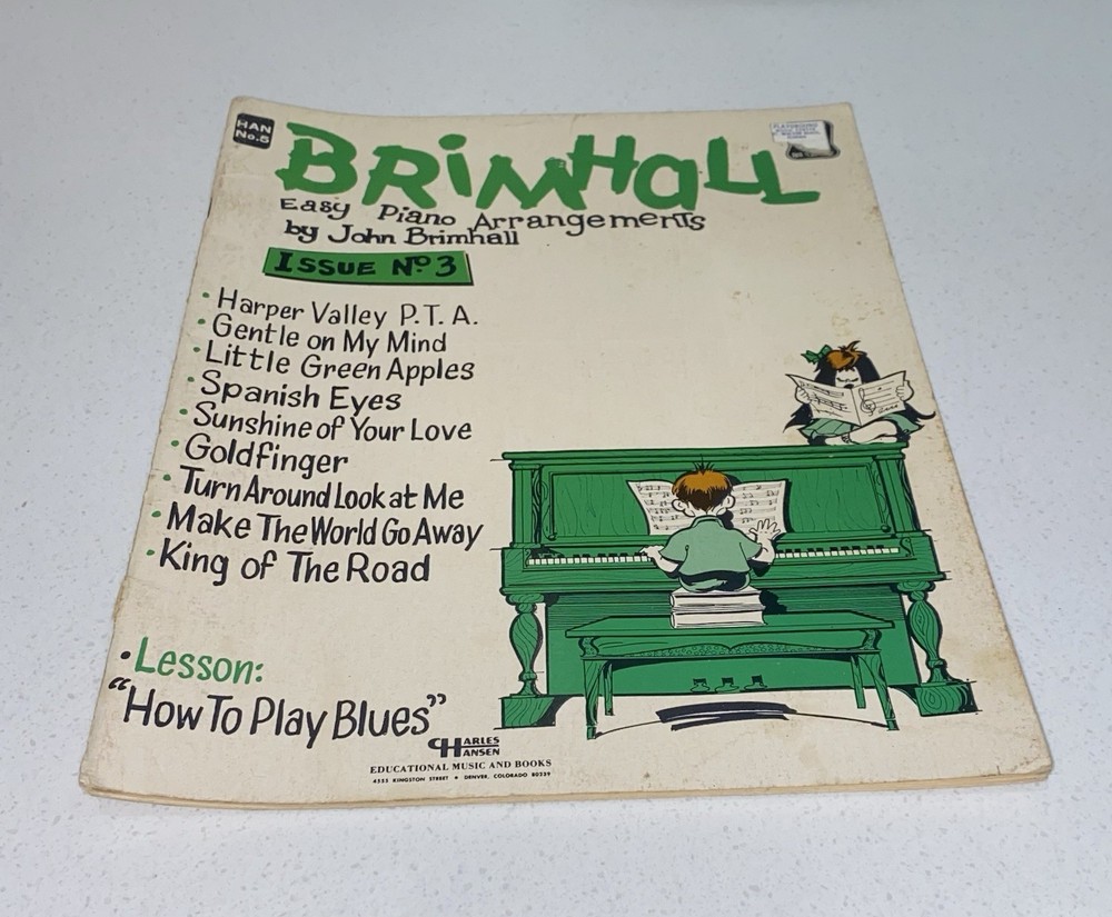 Piano – Brimhall Easy Piano Arrangements – Issue No. 3 Charles Hansen Music 1968