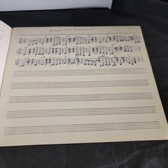 Vintage Passantino Brands Music Writing Book No. 2 Standard Size 32 Pages Used
