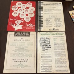 Lot Of 18 Vintage Piano Songbook Music Bundle + Sheet Music – Condition Varies