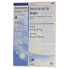 Praise To The Lord Almighty SATB Choir Lyrics Piano Church Sheet Music Christian