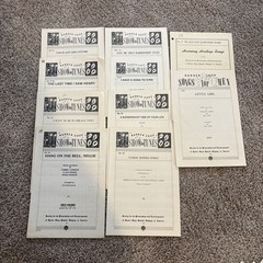 Barbershop Songs Lot 29 Pieces Sheet Music Show Tunes Harmony Heritage & Misc