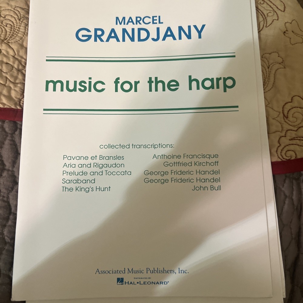 Music For The Harp Various Composers Arr By Grandjany Sheet Music 050488645
