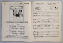 Mystery Piano Lesson Beginner Songbook for Children Sheet Music Vintage No Cover