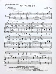 She Wasn&rsquo;t You Sheet Music On A Clear Day You Can See Forever 1965 Musical