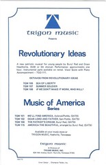 Vintage Sheet Music America The Beautiful Buryl Red SATB Trigon TUM115 Choral