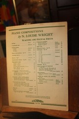 Vintage Sheet Music 1945 Piano Music For the Studio N. Louise Wright