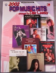 2002 Pop Music Hits Song Book arranged by Dan Coates (2002, Paperback)