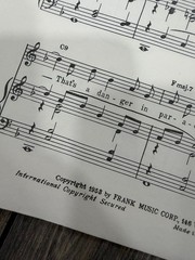 Stranger in Paradise Sheet Music from Kismet Wright Forrest P/V/G 1953