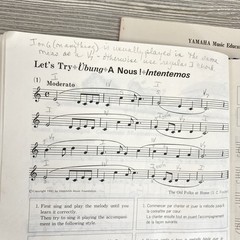 YAMAHA Music School Junior Extension Course Books 1-4