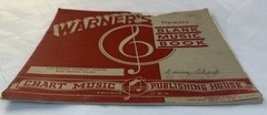 1920 Warner&rsquo;s Harmony Blank Music Book Chart Music Publishing House Chicago VTG