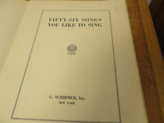 56 Songs You Like to Sing (1937) Paperback G. Schirmer, Inc. 200 Pages