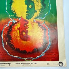 1967-68 Hair The American Tribal Love Rock Musical Sheet Music 5 Pages Vintage