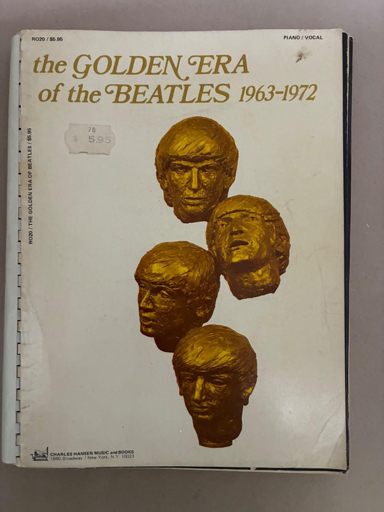 The Golden Era Of The Beatles 1963-1974 Piano/Vocal Sheet Music Book, Hansen