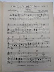 1927 After I&rsquo;ve Called You Sweetheart Sheet Music Doris Gutow Chicago Paul Ash