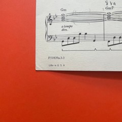 1971 Theme From Love Story Sheet Music