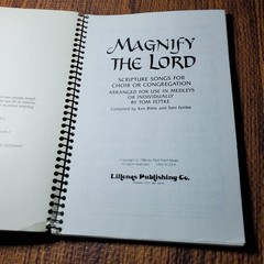Magnify the Lord Vocal Selections Choir/Congregation Lillenas 1986