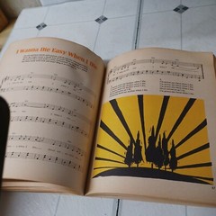 Folksong Festival by Irwin Silber (Vintage Sheet Music Book, 1970s Folk Songs)