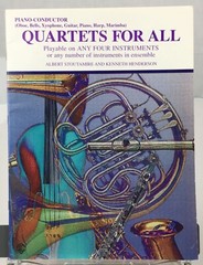 Quartets For All Piano Conductor Sheet Music Book By Albert Stoutamire Belwin
