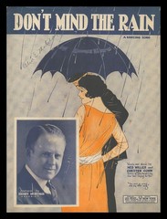 DON&rsquo;T MIND THE RAIN Miller/Cohn 1924 Organist HENRY MURTAGH Vintage Sheet Music