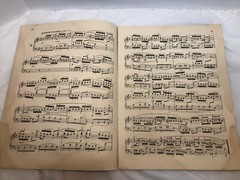 Antique Vintage 1901 J.S. Bach Inventions Song Book Theodore Presser No 39 Music