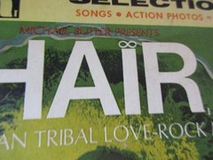 Vintage « Hair » The Rock Musical Songs,Vocals,Photos and more Book 1967/68. Fair