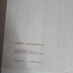 Lot 2 ROCKY MOUNTAIN HIGH, Back Home Songbook John Denver Cherry Lane Music Co