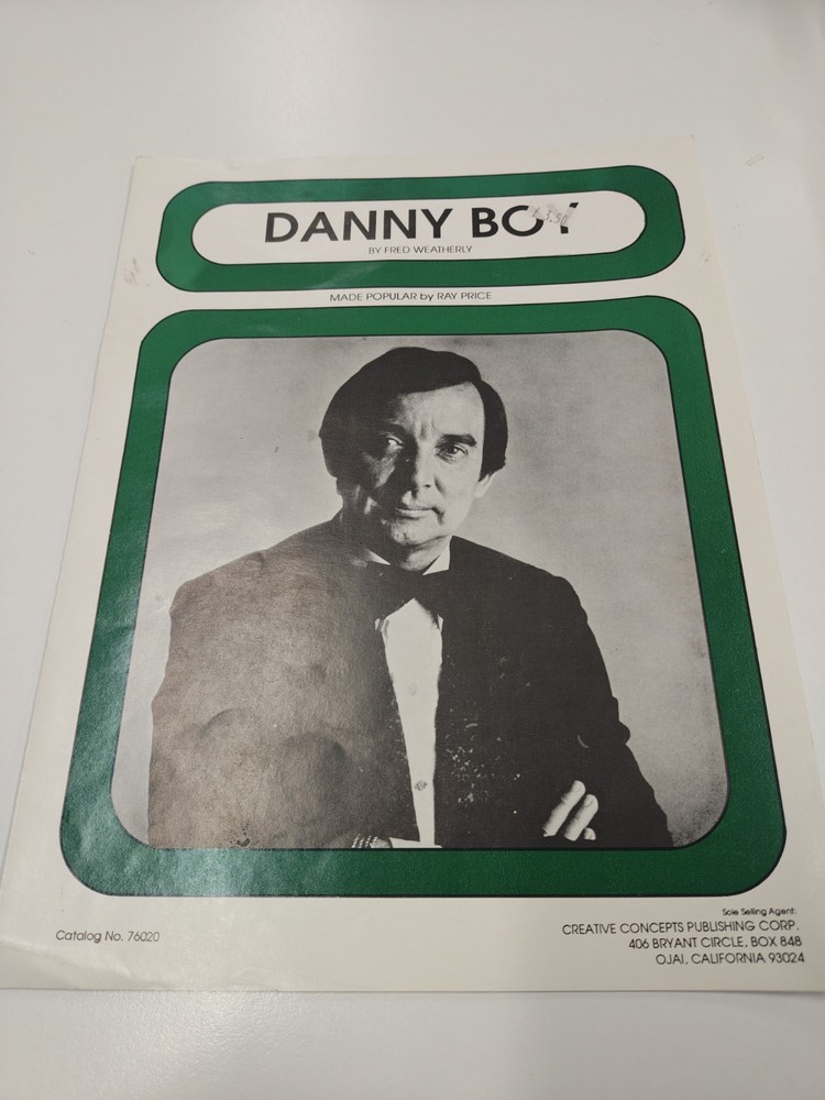 Danny Boy By Fred Weatherly Made Popular By Ray Price Sheet Music 6 Pages
