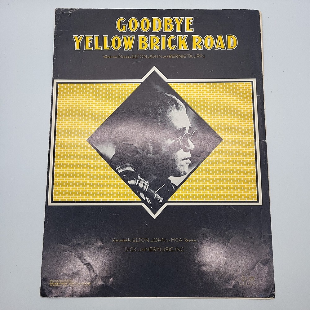 Goodbye Yellow Brick Road Elton John Sheet Music