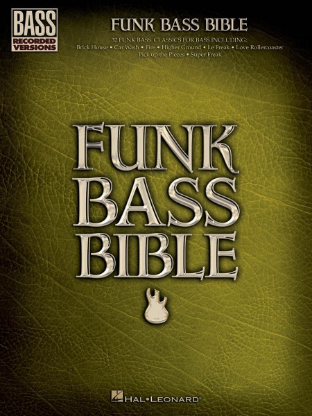 Funk Bass Bible Sheet Music Bass Recorded Versions NEW 000690744