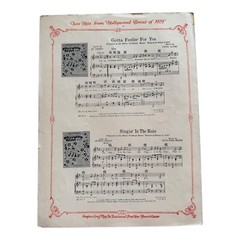 Orange Blossom Time Sheet Music 1929 MGM Hollywood Revue Joe Goodwin Edwards