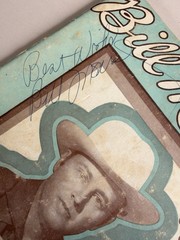 Bill Monroe autographed Music Bill auMonroe&rsquo;s Blue Grass Country Songs