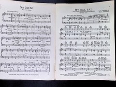 My Gal Sal Sheet Music from 20th Century-Fox Film P/V/G Paul Dresser 1942