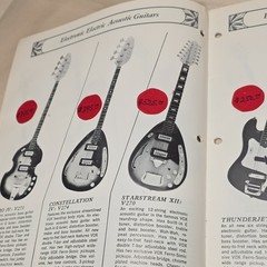 Original Vox Musical Instruments Catalog 1968 Beatles Cover Used From Music Shop