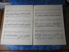 ANTIQUE THE BEATITUDES SHEET MUSIC Albert Hay Malotte HIGH VOICE 1938 VGC