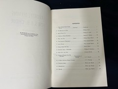 vintage G. Schirmer choral music book titled « Favorite Hymns for S.A.B. Choir”