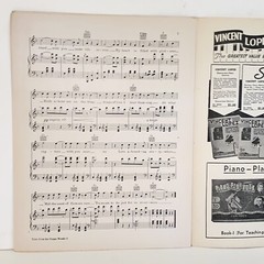 Vintage 1939 Tales from the Vienna Woods Sheet Music Joseph Gallicchio Cover