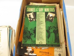 Vintage Sheet Music Lot Organ Piano Vocal Guitar Ukulele Big Band Bing 25+ Lbs