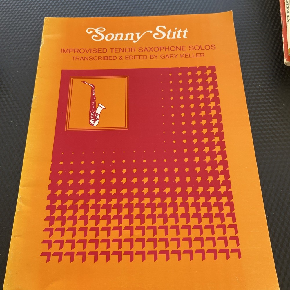Sonny Stitt Improvised Tenor Saxophone Solos Score Sheet Music Song Book Brass