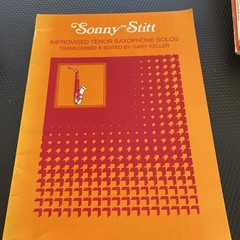 Sonny Stitt Improvised Tenor Saxophone Solos Score Sheet Music Song Book Brass