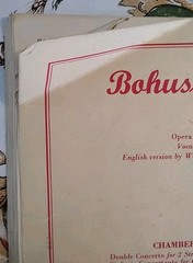 1952 MARTINŮ Comedy on the Bridge, Vocal Score *BUFFALO NY, Valentina Kozlowski