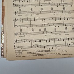 Should I 1952 Sheet Music From Singin&rsquo; In The Rain 6 Pages Movie Poster *Damaged