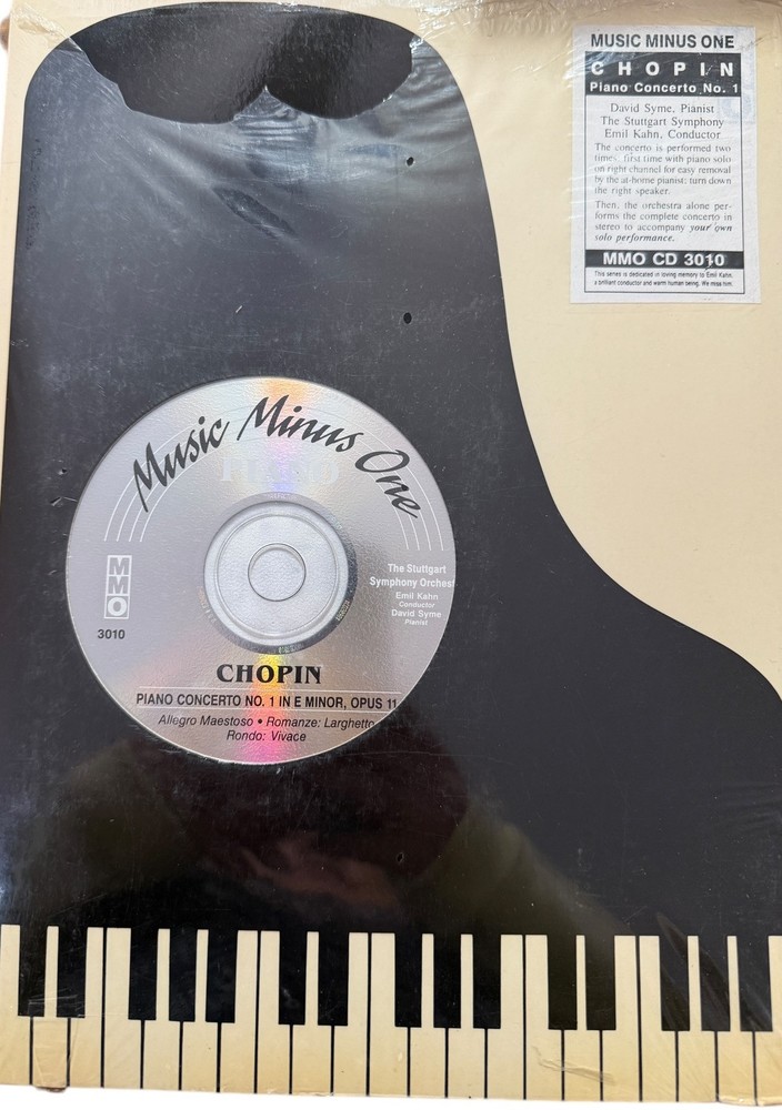 Vintage Music Minus One Piano Chopin CPP Media 1 Disk New