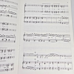John Rutter Gloria Vocal Score SATB Brass Organ Oxford Music Book 1976 Vtg