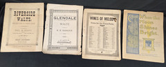 LOT of 29 Folios Antique SHEET MUSIC 1870s-1900s Chicago IL English German